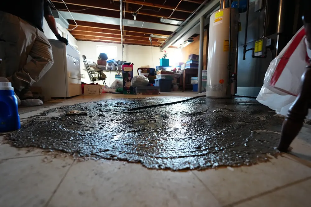 Restoration equipment on a Rancho Cucamonga job