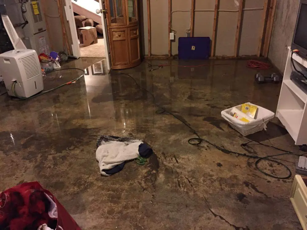 Restoration equipment on a Rancho Cucamonga job