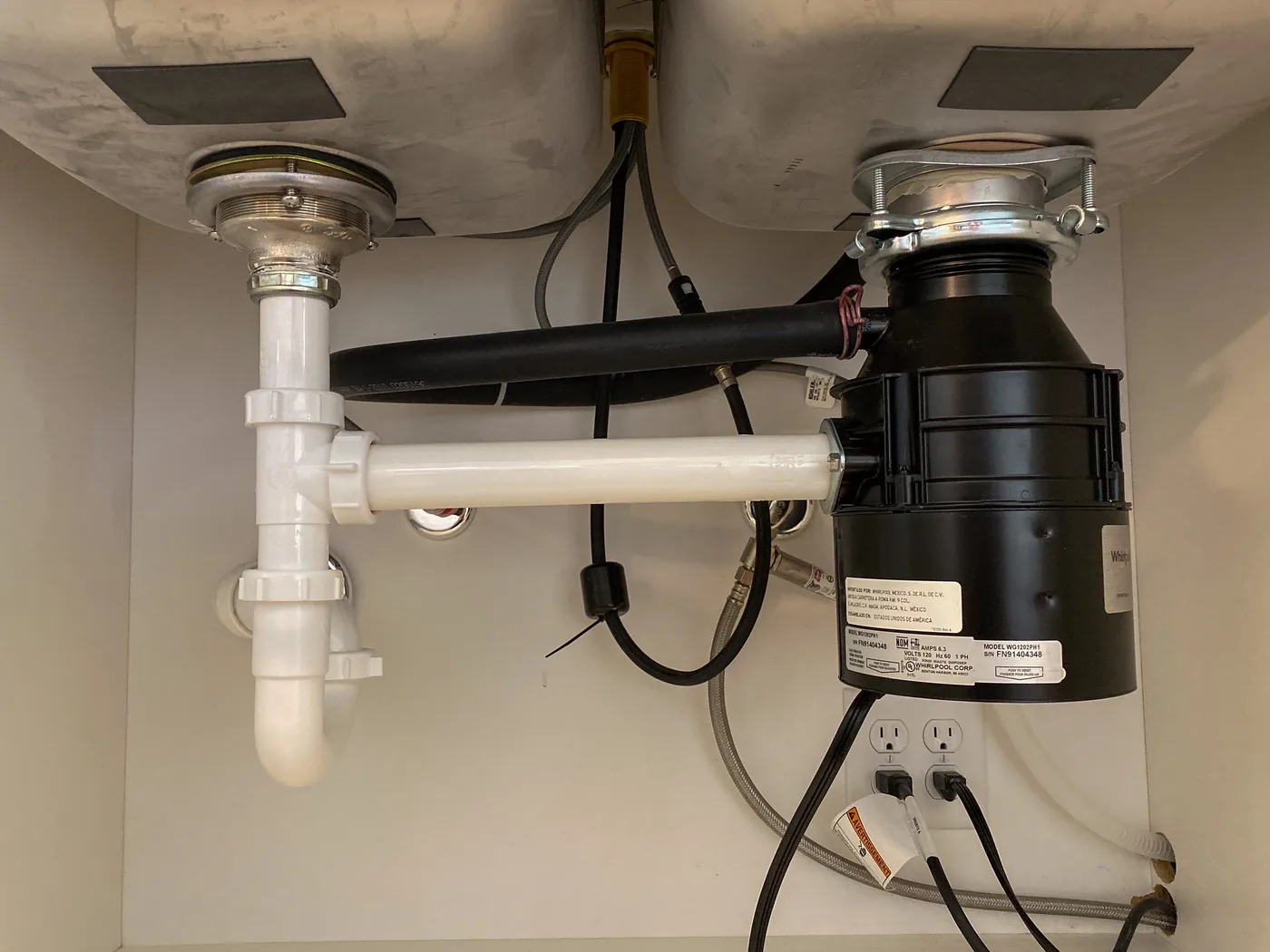 Garbage Disposal Leak in a Rancho Cucamonga home